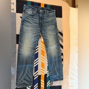 Ralph Lauren Double RL Faded Blue Jeans